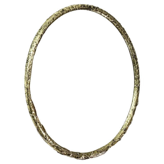 Eryn Brass Mirror by Samuel Costantini For Sale