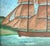 Late 19th Century Antique American Folk Art Painting - Clipper Ship With an American Flag For Sale - Image 5 of 10