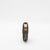 Modern Modern Quilted Vase in Black Shagreen With Brass Details by Kifu Paris For Sale - Image 3 of 7