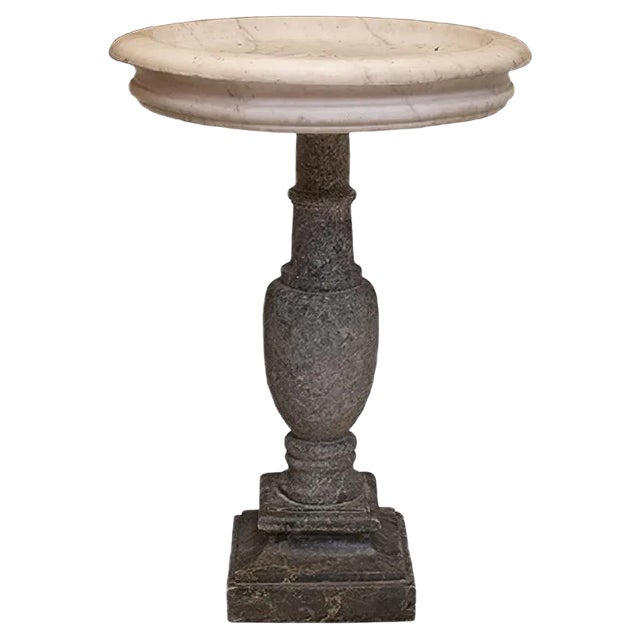 Antique French Marble Pedestal, 1700s For Sale