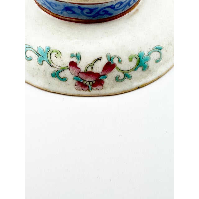 Antique Chinese Nyonya Porcelain Offering Bowl For Sale In New Orleans - Image 6 of 8