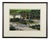 Masao Ido, Myōman-Ji Temple Garden, 1990, Limited Edition Woodblock Print, Framed For Sale