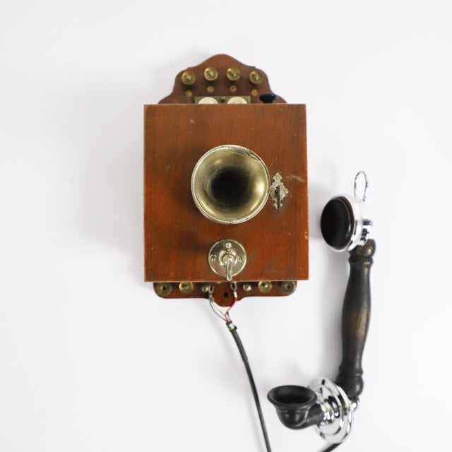 Wall Telephone Switchboard circa 1930 For Sale - Image 11 of 17
