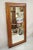 Large Cherry Wood Frame Beveled Glass 65" Standing Dressing Hall Mirror. Item listed has a solid wood frame, beautiful...