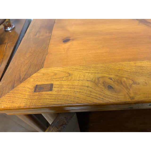 Vintage Asian Chinese-Style Wood Tv Cabinet / Media Console With Brass Hardware For Sale In San Francisco - Image 6 of 12