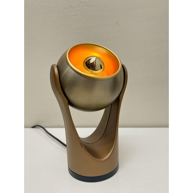 Space Age Sensorette eyeball lamp from the 1970s made in Germany by Insta-Elektro. This is a so-called "Touch" lamp. with...