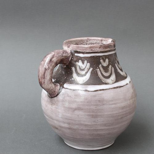 Decorative Ceramic Pitcher by St. Aignan, 1970s For Sale - Image 4 of 14