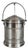 Vintage Silverplate Ice Bucket with Glass Interior For Sale