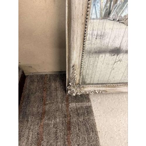 Large 19th Century Antique French Louis Philippe Painted Mirror For Sale - Image 4 of 8