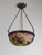 Galle French Art Deco Cameo Pine Cone Bowl Pendant Light 1920s For Sale - Image 6 of 15