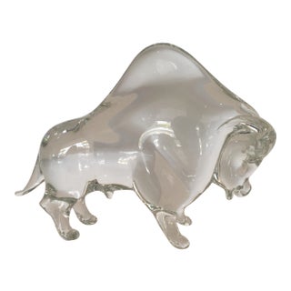 1970s Murano Glass Bull by Zanetti For Sale
