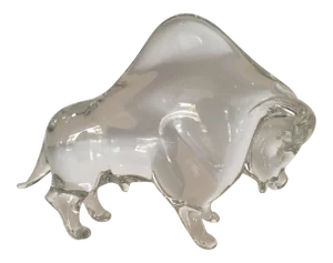1970s Murano Glass Bull by Zanetti