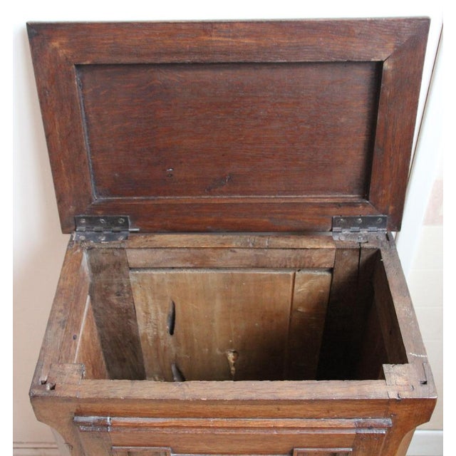 French Countryhouse Wood Bread Box, 1890s For Sale - Image 16 of 18