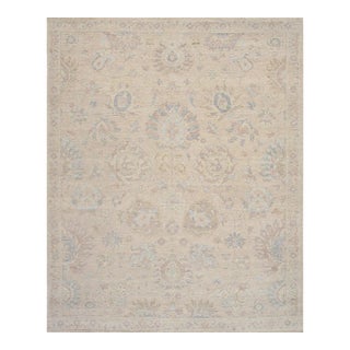 Pasargad Home Oushak Beige Wool Area Rug- 8' 2'' X 10' 0'' For Sale