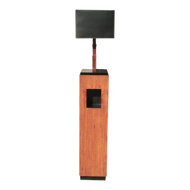 Mid-Century Pedestal Floor Lamp Circa 60s-70s For Sale