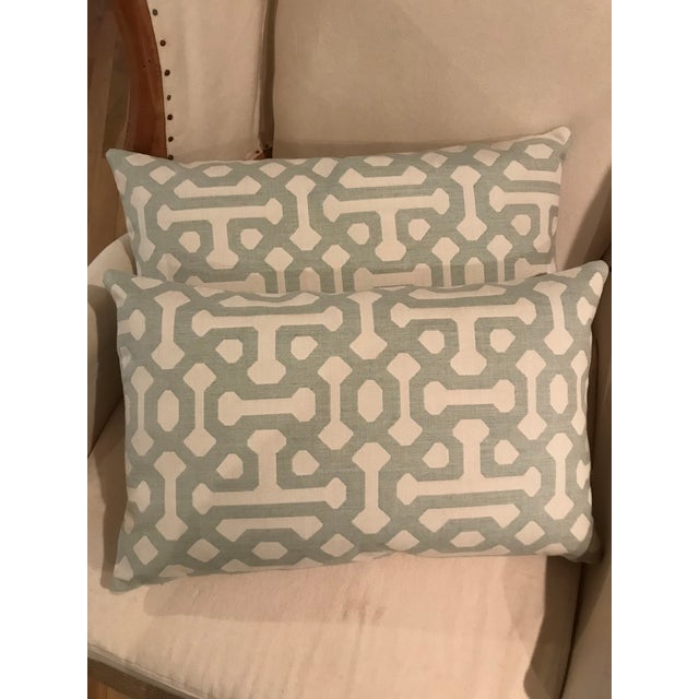 Sunbrella Lumbar Pillows A Pair Chairish