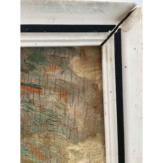 Oil Painting on Wood, Landscape, A. Sega For Sale - Image 3 of 11