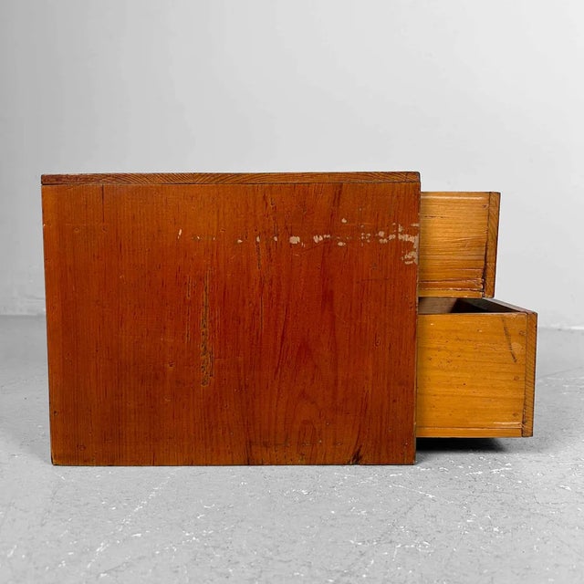 Brown Small Showa Haribako Drawer Chest, Japan, 1930s For Sale - Image 8 of 11