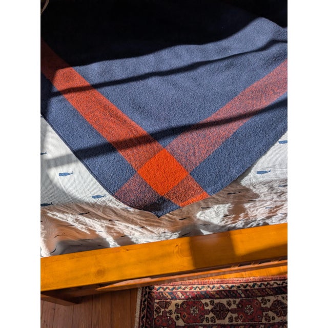 1980s Wool Cavalry Blanket For Sale - Image 5 of 5