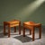 Pine Stools with Curved Seats, France, Set of 2 For Sale - Image 12 of 12