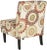 Modern Multi Print Medallion Armless Club Chair For Sale - Image 3 of 7