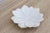 1990s Pure White Small Lotus Plate For Sale - Image 5 of 7