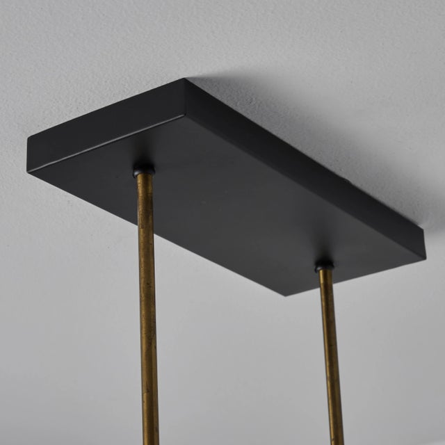 Metal Monumental 1950s 12-Globe Glass & Metal Chandelier for Stilnovo For Sale - Image 7 of 12