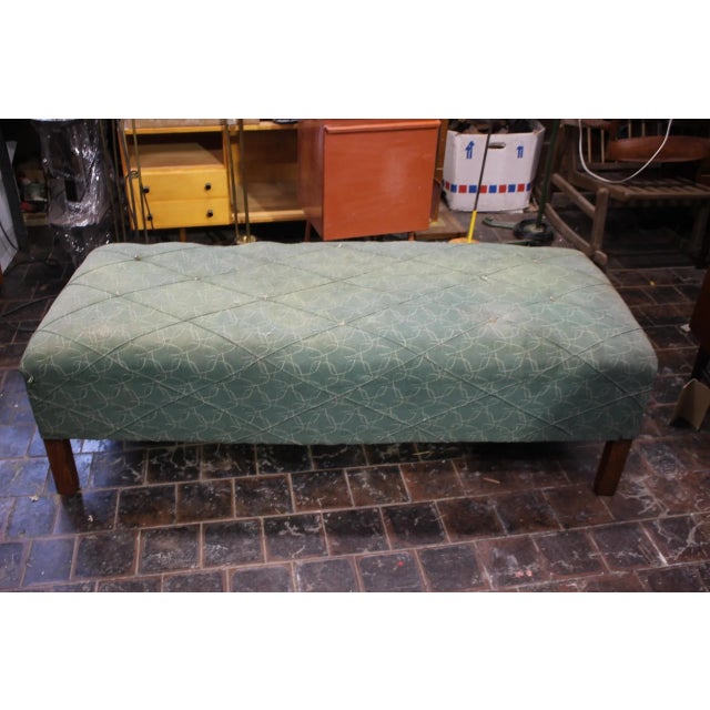 Czechoslovakian Art Deco Sheepskin Ottoman, 1930s For Sale - Image 13 of 17