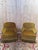 Wood Napoleon III Toadstool Armchairs in Mustard Yellow Velvet, Set of 2 For Sale - Image 7 of 7