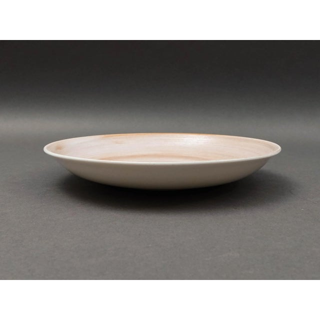 Mid 20th Century Mid 20th Century Royal Crown Derby Studio Glaze Classic Vanilla Taupe Pasta Bowl Set of 6 For Sale - Image 5 of 7