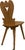 Cepelia chair made of cherry wood, 1970s Chairs made entirely of cherry wood for the Cepelia chain of stores. Folk art,...