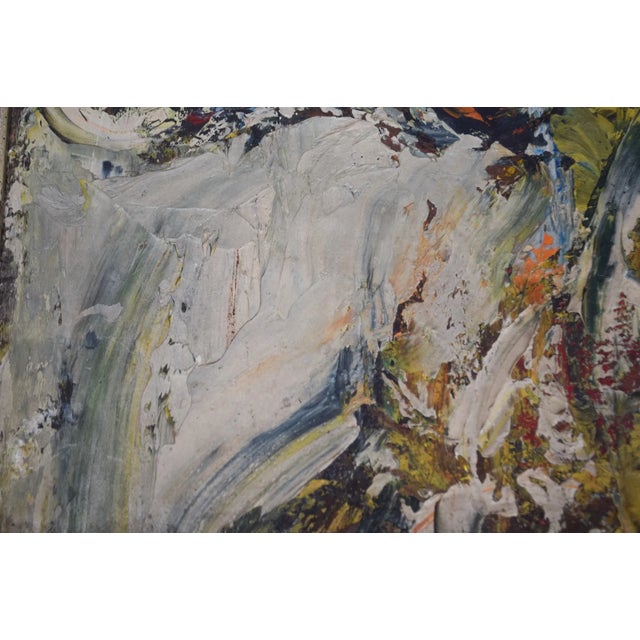 1950s Joachim Probst Abstract Oil on Board, Signed 1956 For Sale - Image 5 of 8