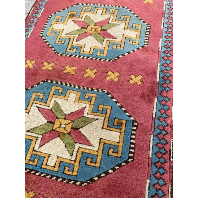 Vintage Turkish Kars Runner For Sale - Image 14 of 18
