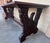 Wood Early 20th Dining Room or Center Table with Carved Walnut Pedestal Eagles For Sale - Image 7 of 18
