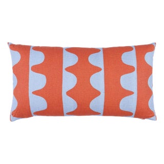 Schumacher x Hadiya Williams Drift Pillow In Currant For Sale