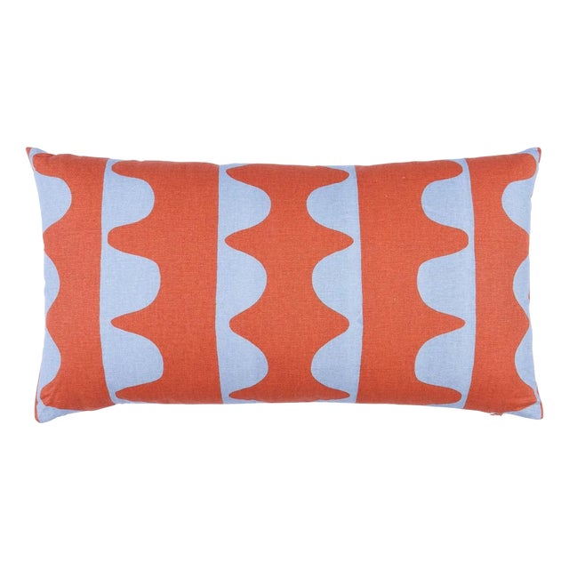 Schumacher x Hadiya Williams Drift Pillow In Currant For Sale