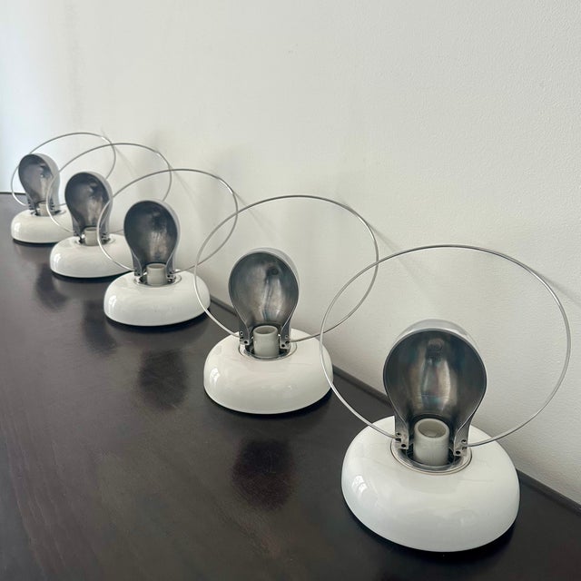 Bisbi Wall Lamps by Achille Castiglioni for Flos, 1987, Set of 5 For Sale - Image 11 of 11