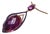 Late 20th Century 18K Rose Gold Amethyst Ametrine Sapphire Diamond Pendant Necklace For Sale