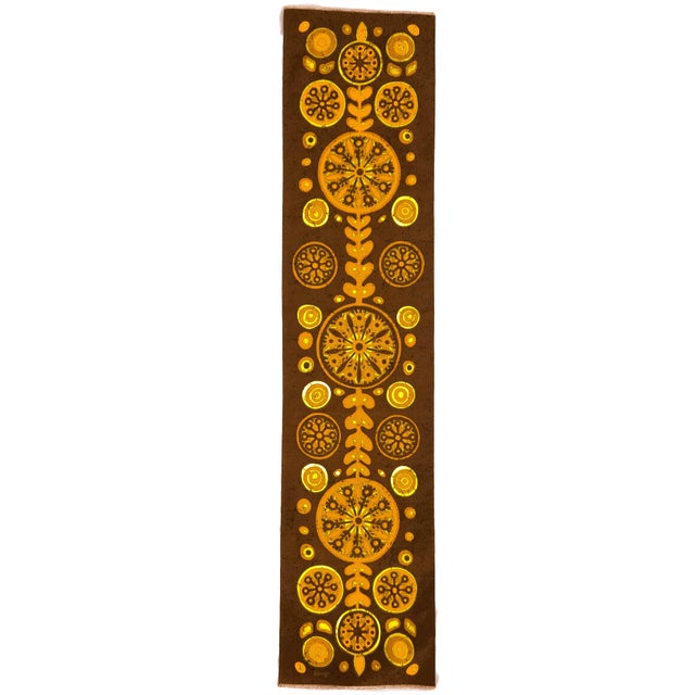 Mid-Century Modern Mid-Century German Pop Art Screen-Printed Wall Hanging by Traute Sänger, 1970s For Sale - Image 3 of 3