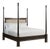 Century Furniture Barrington Poster Bed with Uph Headboard - King Size 6/6 For Sale