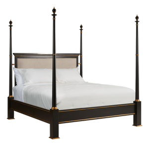 Century Furniture Barrington Poster Bed with Uph Headboard - King Size 6/6
