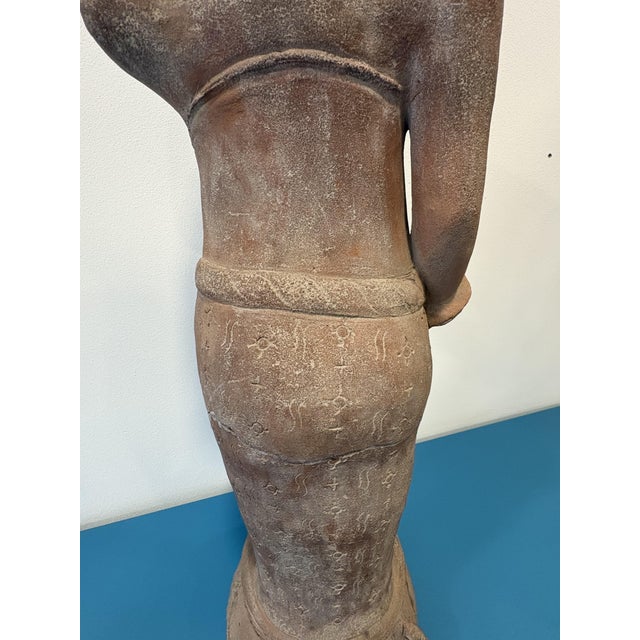 Ancient Majapahit Terracotta Handmaiden, 1500s For Sale - Image 9 of 12