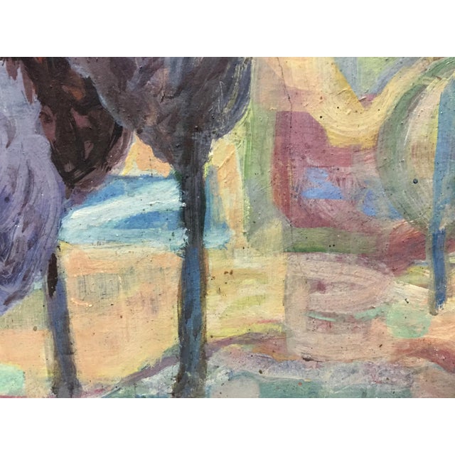1980s 1980s Abstract Oil Painting Artist's World Kachanov Konstantin Silovich For Sale - Image 5 of 11