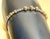 Modern 18 Karat Yellow & White Gold 5.8 Gm, 7 Inch Long, Two Tone Ball Bracelet For Sale - Image 3 of 8