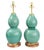 Lamp Pair Restored Vintage Christopher Spitzmiller Style Coastal Blue Crackled Porcelain For Sale - Image 13 of 14