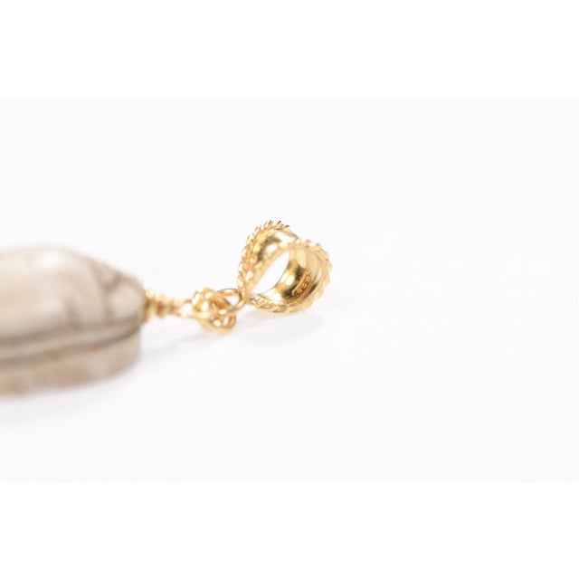 Beige Egyptian Scarab Pendant For Sale - Image 8 of 10