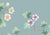 Not Yet Made - Made To Order 36" * H100"/Panel * 5ps, Grey Blue Tropical Rainforest Wallpaepr, Tropical Rainforest Style Wallpaper Mural, 5 Panels For Sale - Image 5 of 6