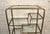 Metal Vintage Mid-Century Multitiered Bronze Plated Waterfall Shelf For Sale - Image 7 of 13