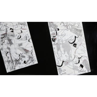 Jim Jacobs, Study for Decatur Ii, Mixed Media Lacquer on Plywood Laid Board, Signed Verso For Sale