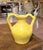 19th Century French Provence Yellow Glazed Terracotta Double-Handled Jug For Sale In Dallas - Image 6 of 9